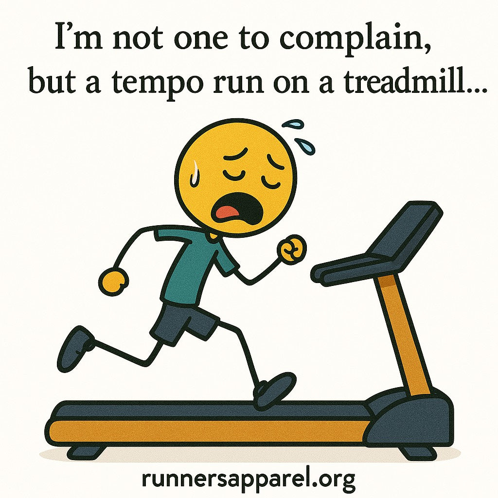 "Tempo Run on Treadmill" Muscle Runners Shirt