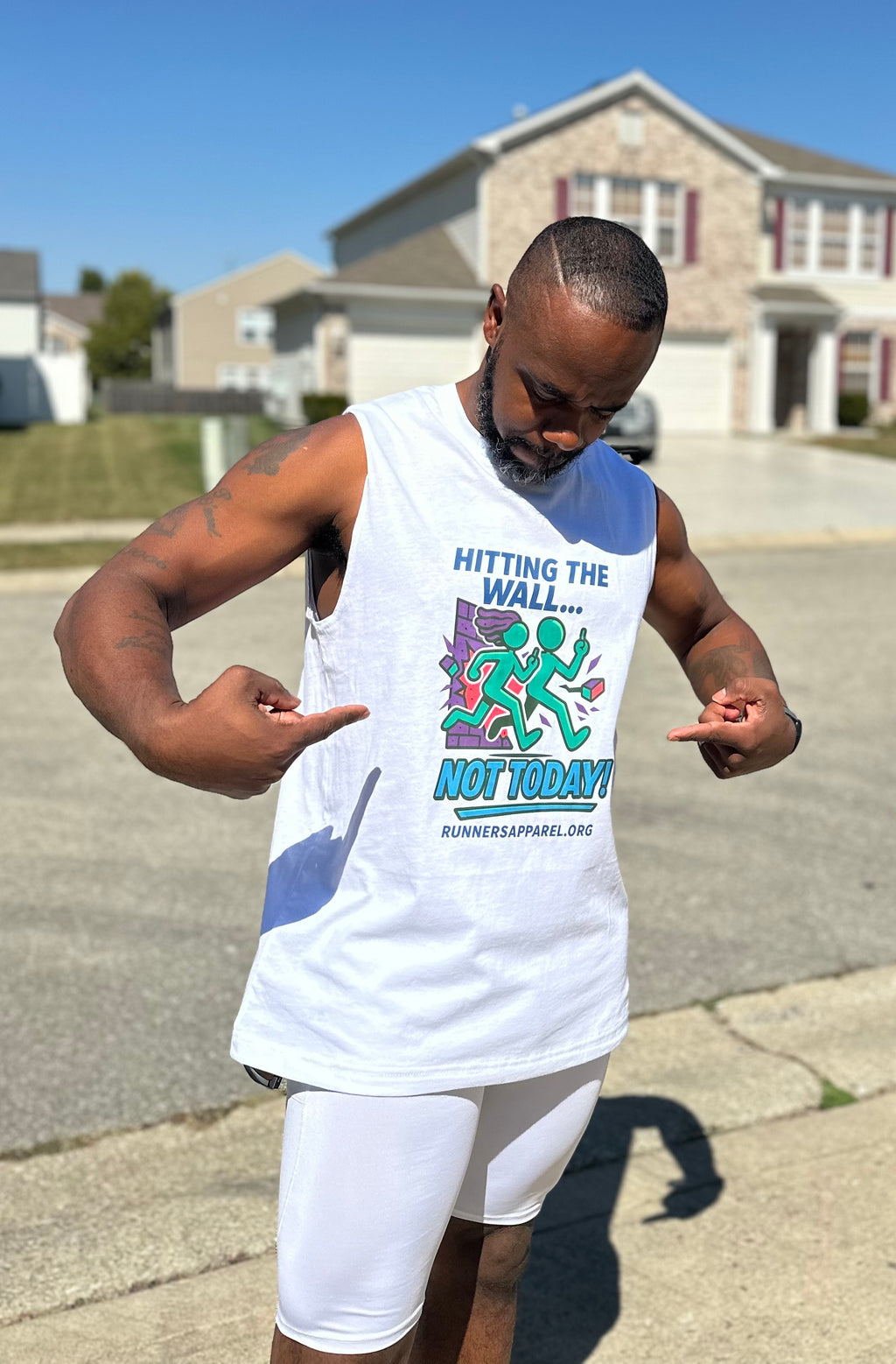 "Not Today" Muscle Runners Shirt